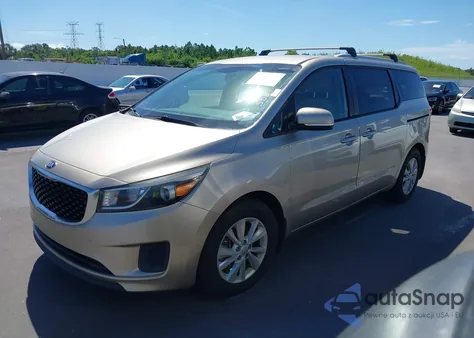 2016 Kia Sedona Lx z USA, uszkodzony, nr VIN KNDMB5C13G6180109